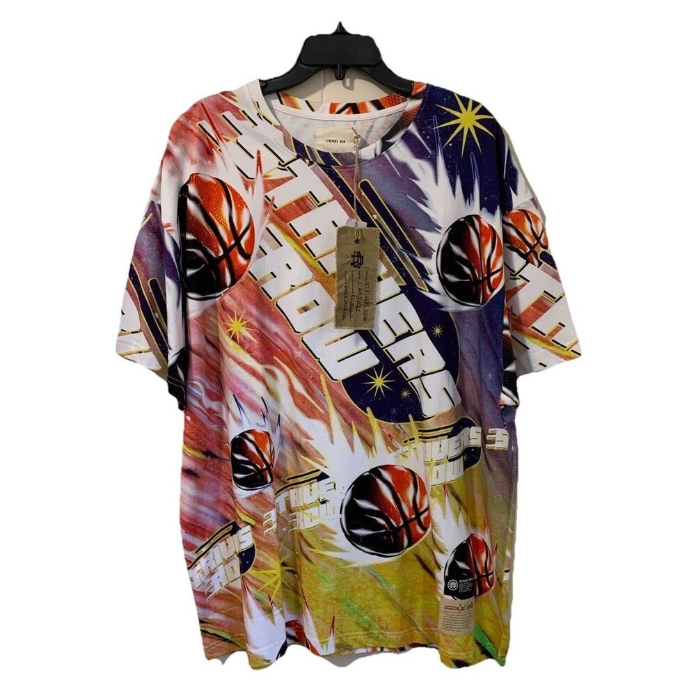 STRIVERS ROW Mens Size 3XL Tee Colorful Meteor Unify Creatives Shirt NWT New